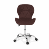Cadeira Decorativa Assento Estofado Cafe Base Giratoria Bering